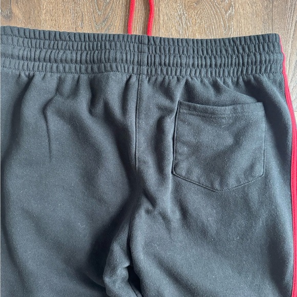 NFL Chiefs sweatpants.  Mens size large.  Black and red.  Joggers. - Picture 6 of 6